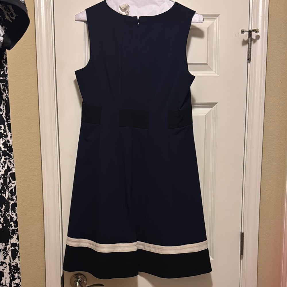Calvin Klein Black and White A-Line Mini Dress - Picture 4 of 6
